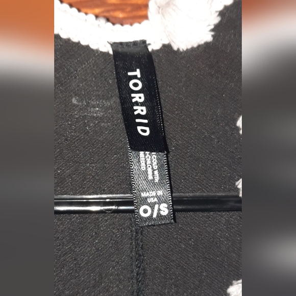 Torrid pom pom trim black cover up - Picture 5 of 6